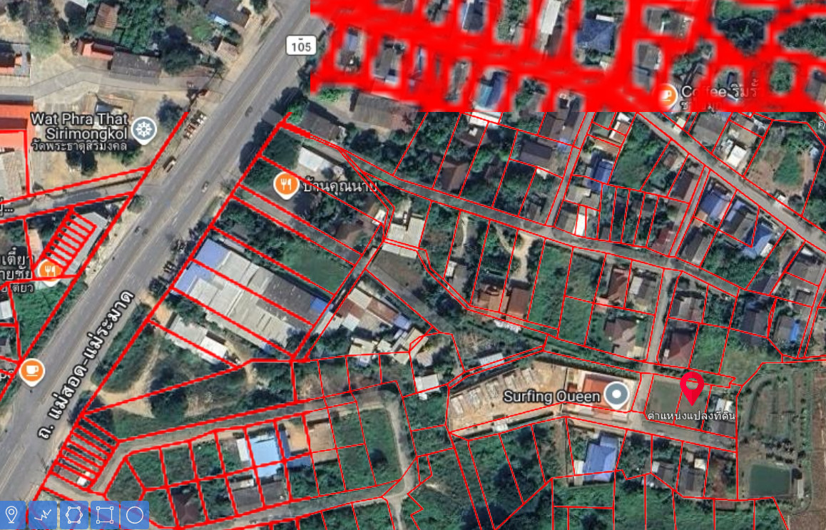 ด่วน🚩ที่ดินเปล่า ถมแล้ว 2 งาน ติดทาง 3 ด้าน ในซอย หลัง ครัวคุณนาย แม่ปะ 200 เมตร   – รูปที่ 3