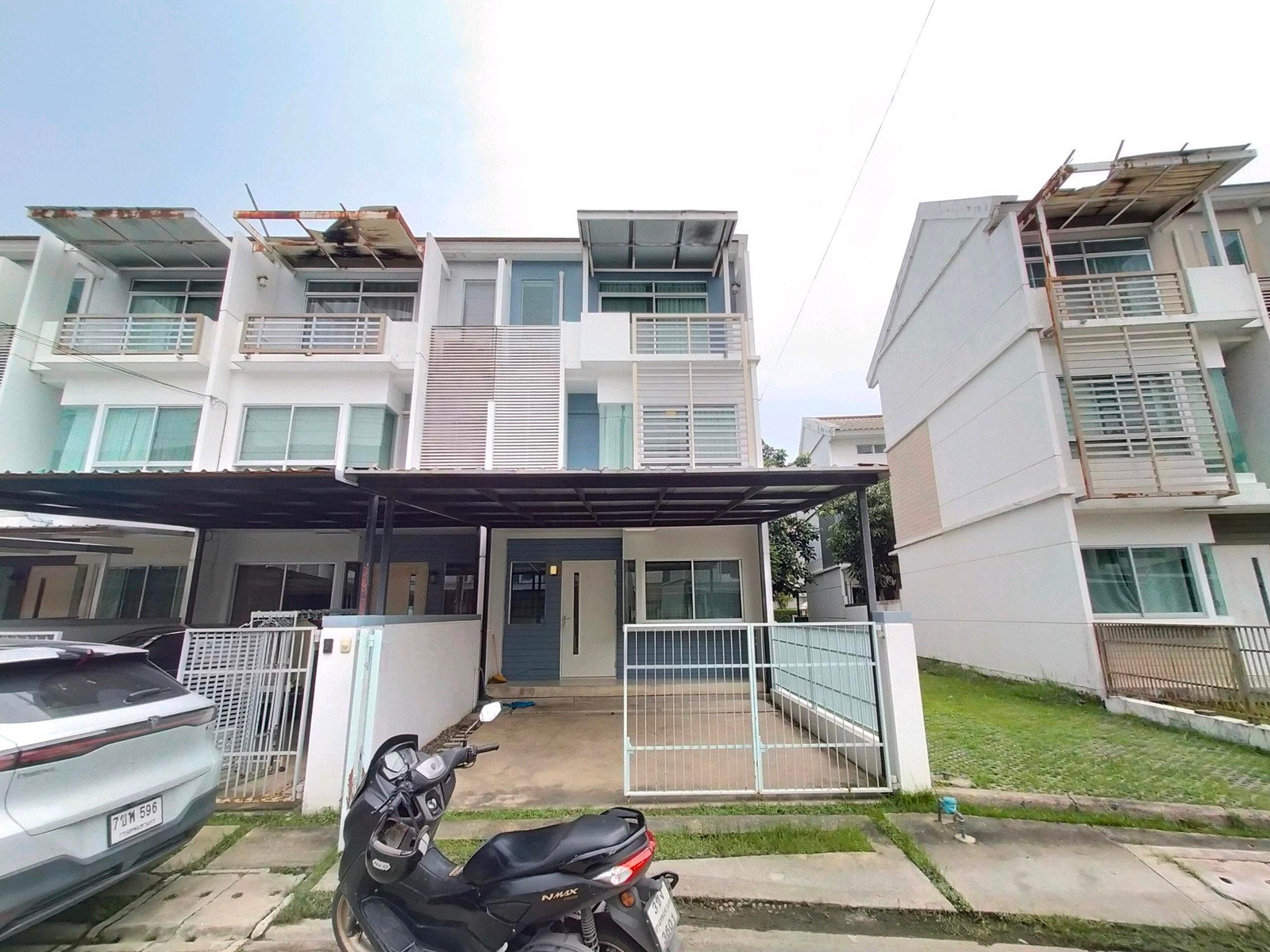⚡ For rent, 3-story townhome, Ban Mai Village, Rama 9 - Srinakarin, near BTS, size 21 sq m. ⚡ ⚡ For rent, 3-story townhome, Ban Mai Village, Rama 9 - Srinakarin, near BTS, size 21 sq m. ⚡