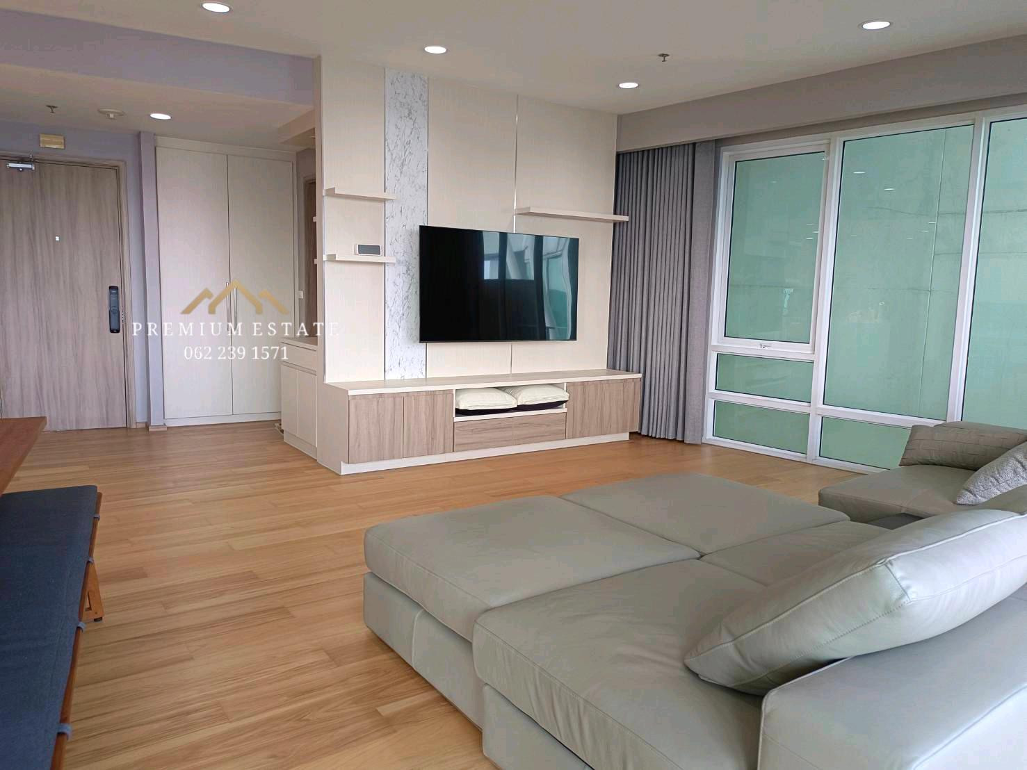 ให้เช่าคอนโด บ้านราชประสงค์ | ราชดำริ | 3 ห้องนอน  205 ตร.ม. ชั้นสูง ห้องมุม | วิว Royal Bangkok Sports Club | เพียง 240 ม. จาก BTS ราชดำริ – รูปที่ 3