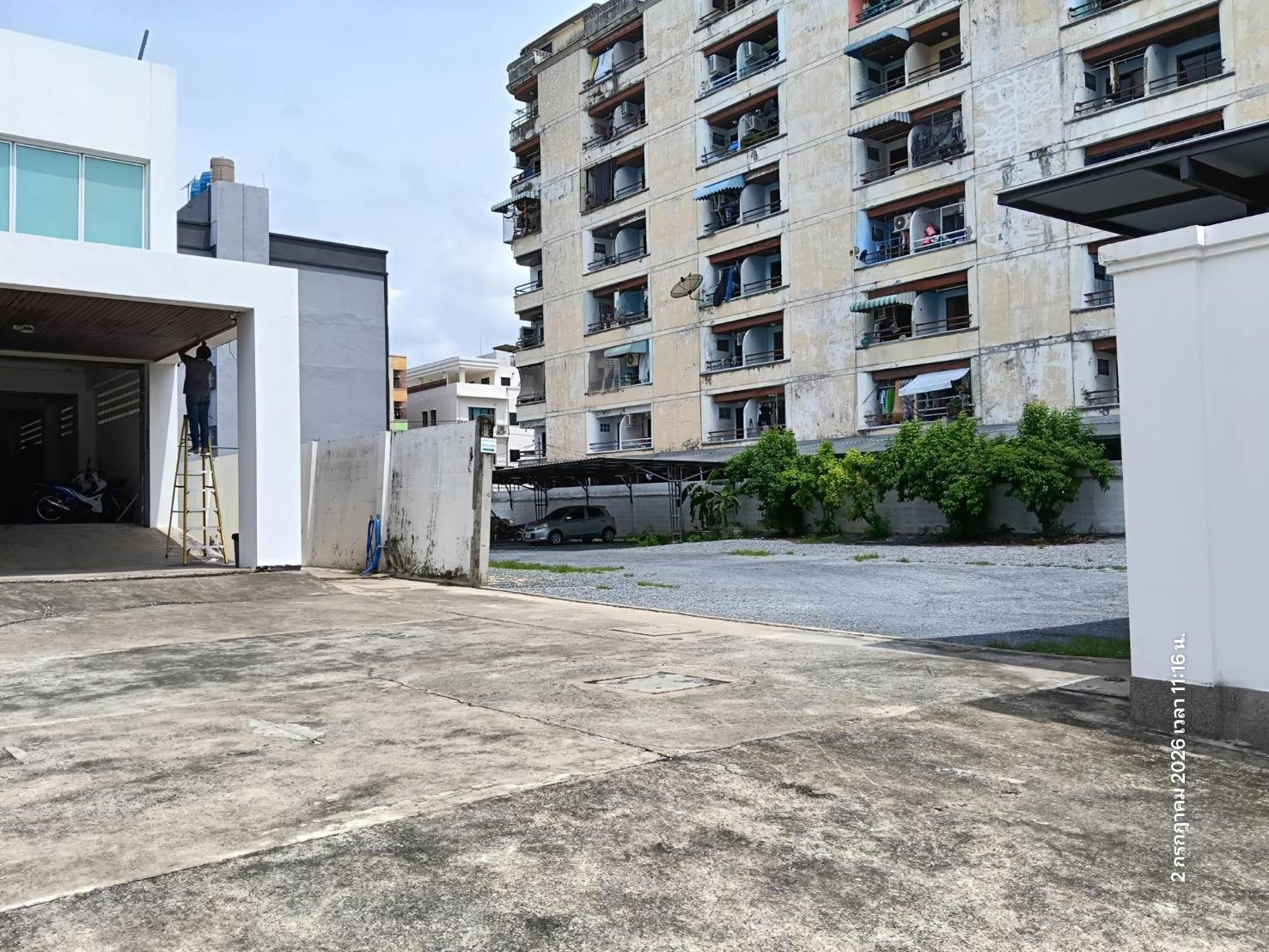 🟢 Office building for rent with complete warehouse, 1,672 sq m, 3-phase electricity 200A, large parking lot for 35+ cars, large vehicles easy to get in and out. (Location: Soi Lat Phrao 124, near MRT Mahadthai & MRT Ratchamangala) – รูปที่ 4