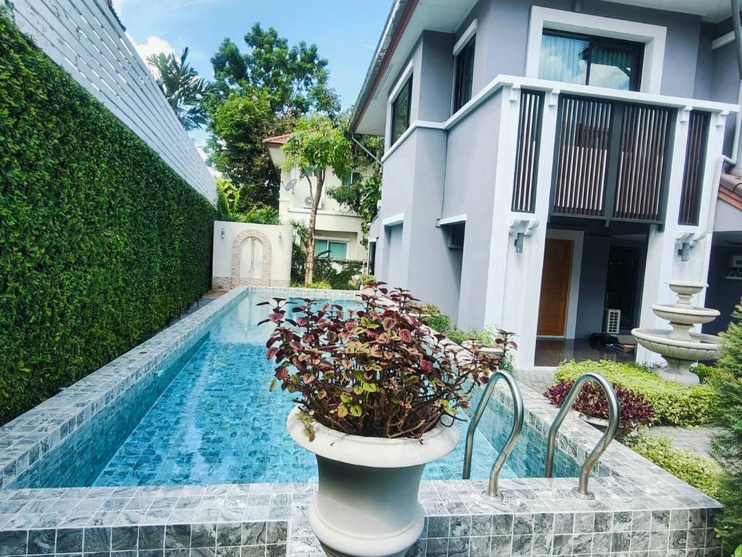 🏡 Single house for rent CENTRO Watcharapol (Centro Watcharapol) with private swimming pool. 🏡 Single house for rent CENTRO Watcharapol (Centro Watcharapol) with private swimming pool.