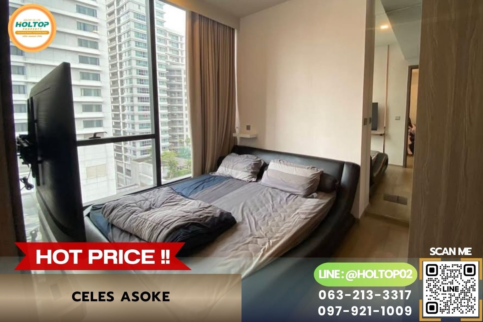 #Z6367 ให้เช่าคอนโด Celes Asoke