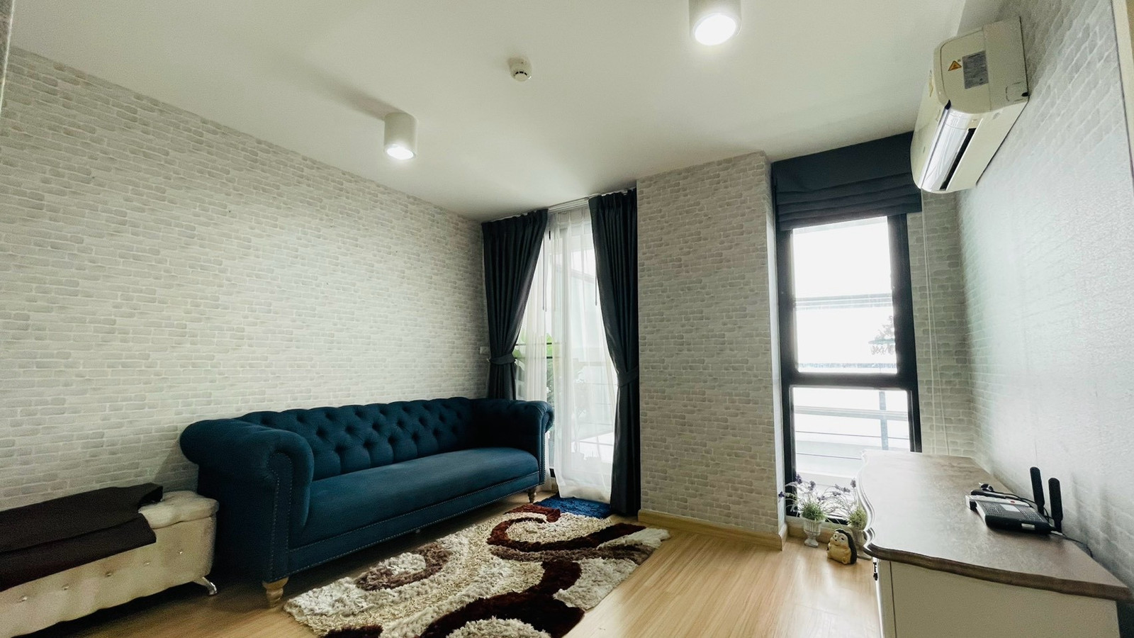 Corner room 42.98 sq m., pool view, Chateau In Town Sukhumvit 62/1, corner room, pool view (best price❤️) Best price in the condo. – รูปที่ 3