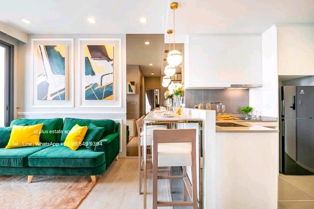 🏢 Condo room for Rent / Sale | Pet friendly 🐈  @  Only 1.7 Km. To BTS Thonglor @  📍 Location: Thonglor  💰 Rental Only for 50k. / Sale Only for 12.5MB.  📐 Size: 58 sq.m  🛏️ Type: 2 bedrooms 2 bathrooms (corner room)  🏙️ Floor:  19 (city view)  – รูปที่ 4