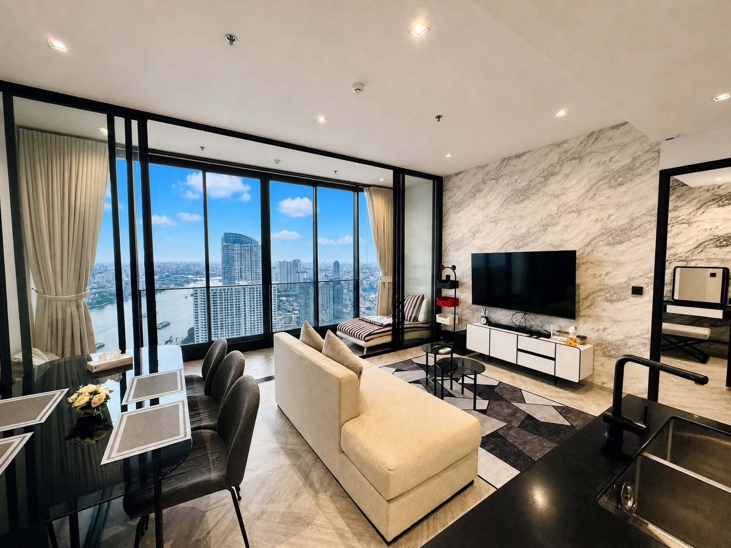 Chapter Charoennakhon Riverside for rent 79 sqm 2 beds 2 baths 69,000 per month Chapter Charoennakhon Riverside for rent 79 sqm 2 beds 2 baths 69,000 per month