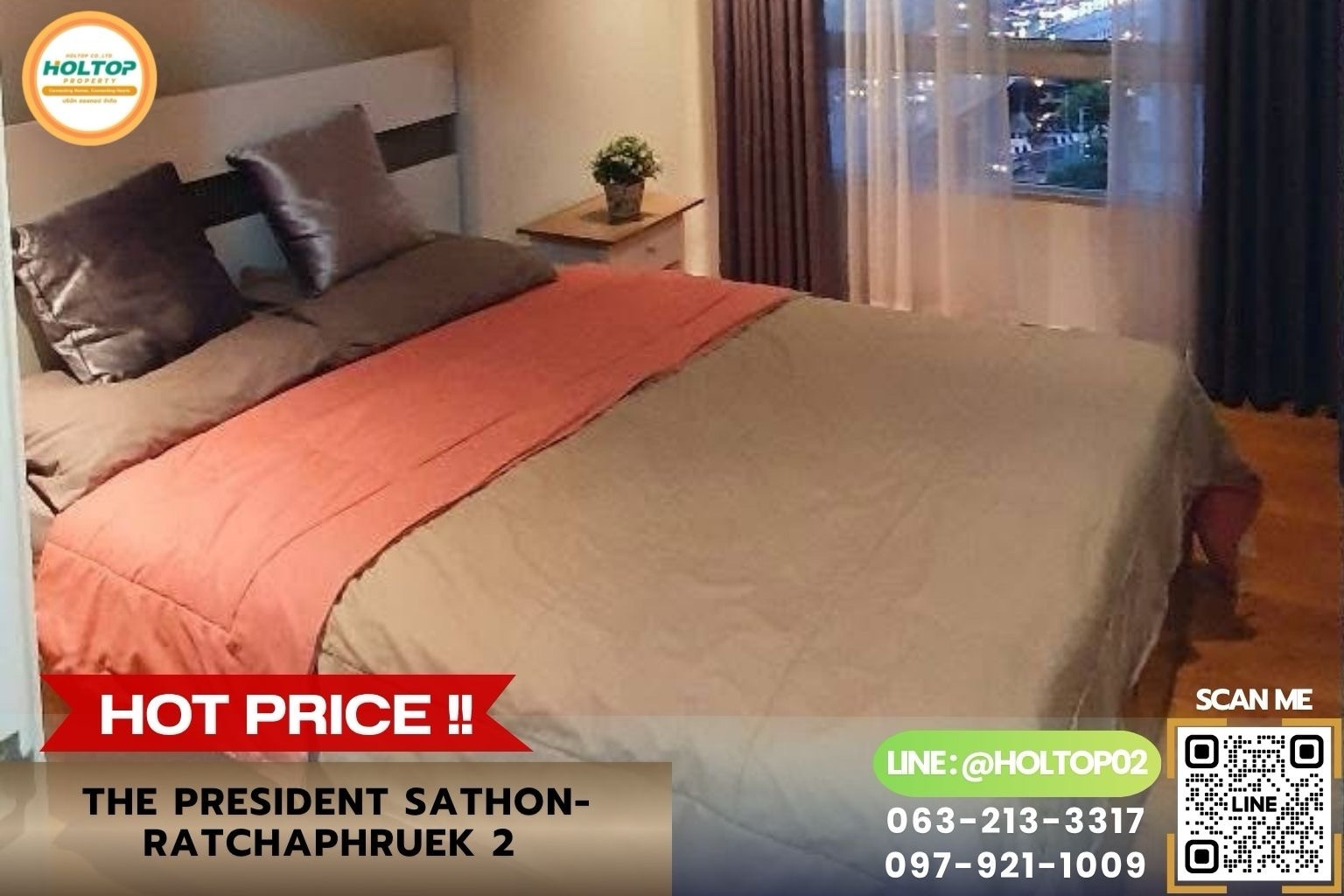 #Z6357 ให้เช่าคอนโด The President Sathon-Ratchaphruek 2