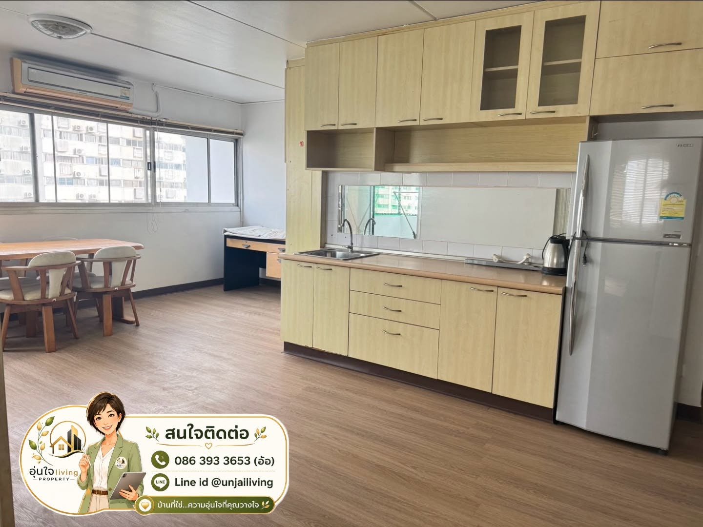 🔥 Big room 40 sq m. but comfortable price! Condo for sale, Muang Thong Thani, Building T4, 10th floor | Corner room | North 🔥 Big room 40 sq m. but comfortable price! Condo for sale, Muang Thong Thani, Building T4, 10th floor | Corner room | North