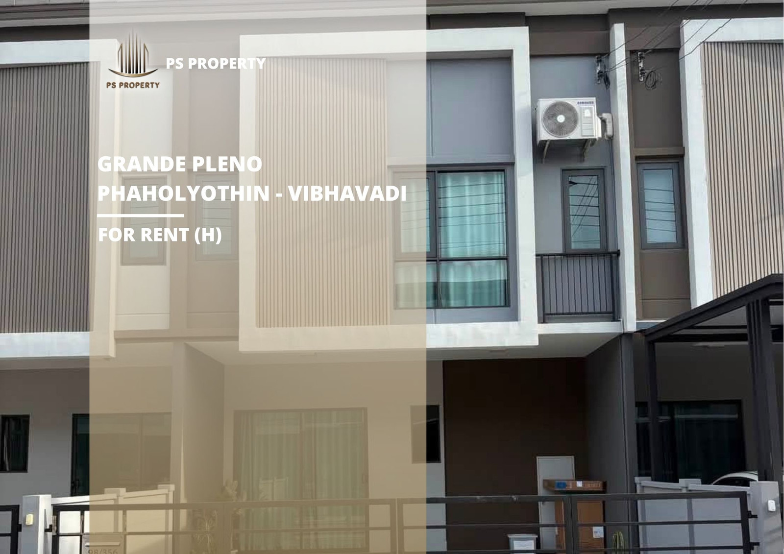 ทาวน์เฮ้าส์ให้เช่า 📍 Grande Pleno Phaholyothin - Vibhavadi 📍 3 ห้องนอน 2 ห้องน้ำ เฟอร์นิเจอร์ และ เครื่องใช้ไฟฟ้าครบ 