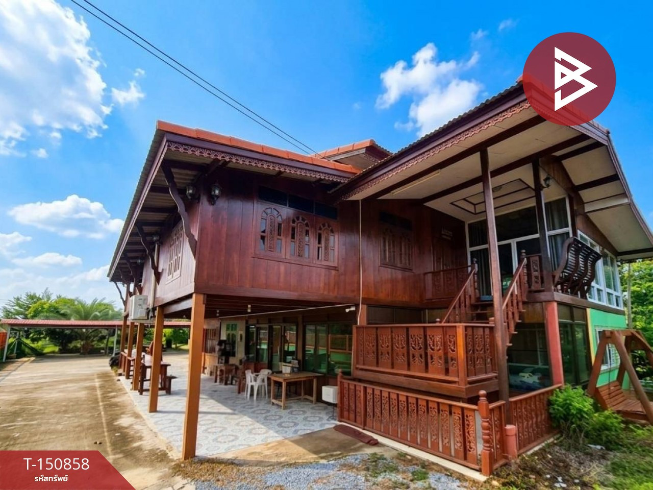 ขายบ้านเดี่ยวเรือนไทยพร้อมที่ดิน เนื้อที่ 1 ไร่ 13 ตารางวา บางปะหัน พระนครศรีอยุธยา – รูปที่ 2