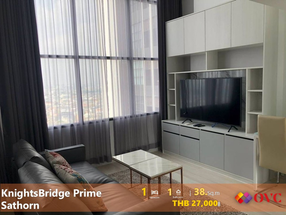พร้อมให้เช่า @ KnightsBridge Prime สาทร พร้อมให้เช่า @ KnightsBridge Prime สาทร