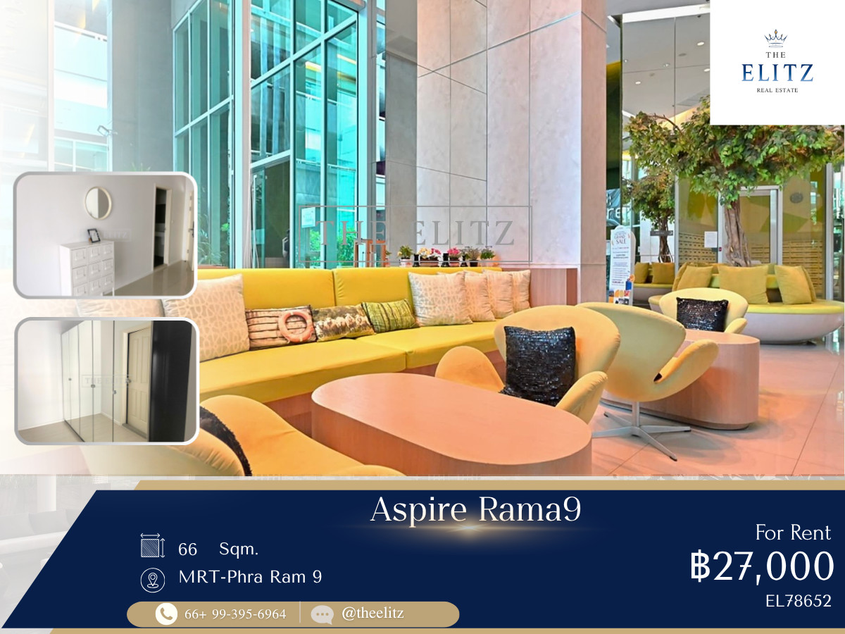 ✨  Excellent Rama 9 Location | Fully Equipped facilities | Seamless commute to Asoke & Ratchada ✨