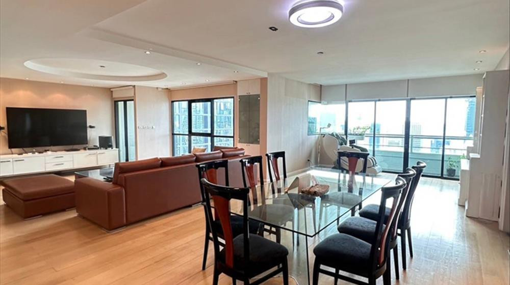 ให้เช่า Sathorn Garden 3 ห้องนอน 200 ตร.ม. ชั้นสูง ใกล้ One Bangkok ห้องใหญ่สำหรับครอบครัว – รูปที่ 2