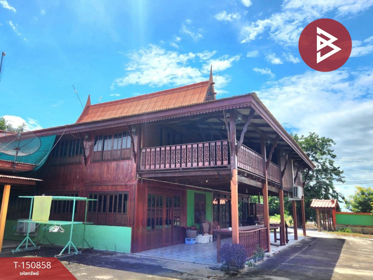 ขายบ้านเดี่ยวเรือนไทยพร้อมที่ดิน เนื้อที่ 1 ไร่ 13 ตารางวา บางปะหัน พระนครศรีอยุธยา – รูปที่ 3