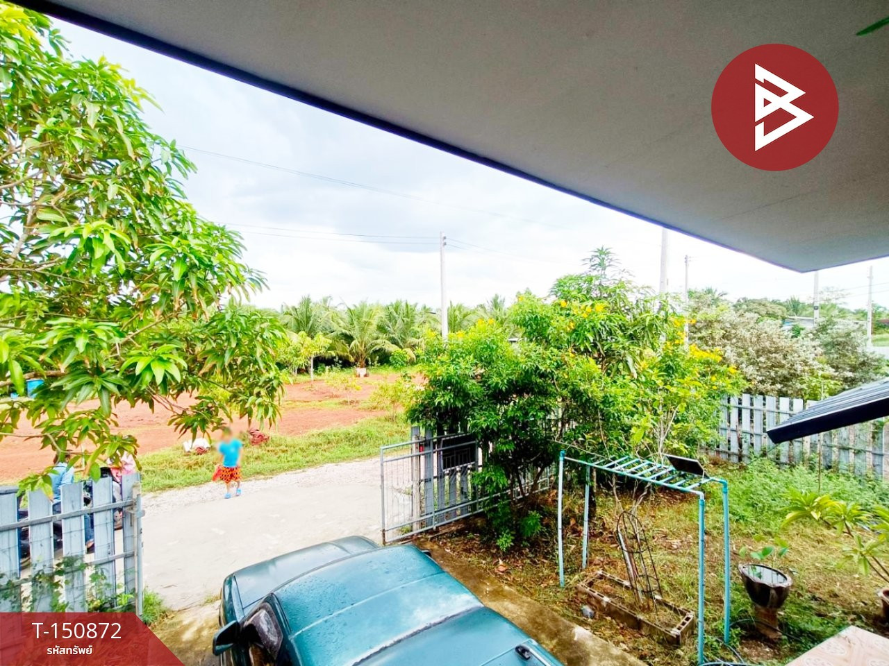 ขายบ้านเดี่ยว เนื้อที่ 60 ตารางวา บรรยากาศในสวน นางตะเคียนซอย 1 สมุทรสงคราม – รูปที่ 3