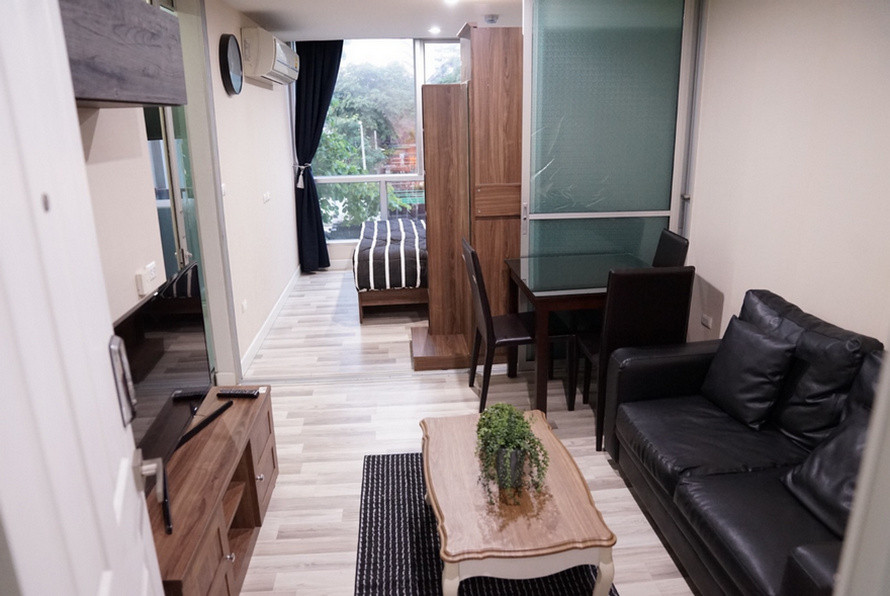 add line : 78920 The Cube Condo Ramkhamhaeng 89/2, at Lamsalee intersection, Ramkhamhaeng Road near Ramkhamhaeng University, Fully furnished, walk to the mall Bangkapi