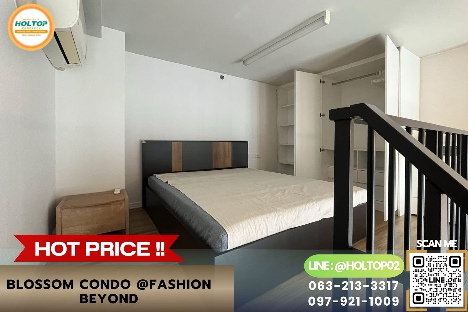 #Z6363 ให้เช่าคอนโด Blossom Condo @Fashion Beyond