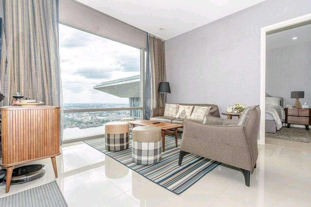 📣 Condo in city location 🏢 River view 🌇 Corner room, high floor, Panorama view 🌆 Big room, private elevator, fully furnished 🎊 – รูปที่ 2