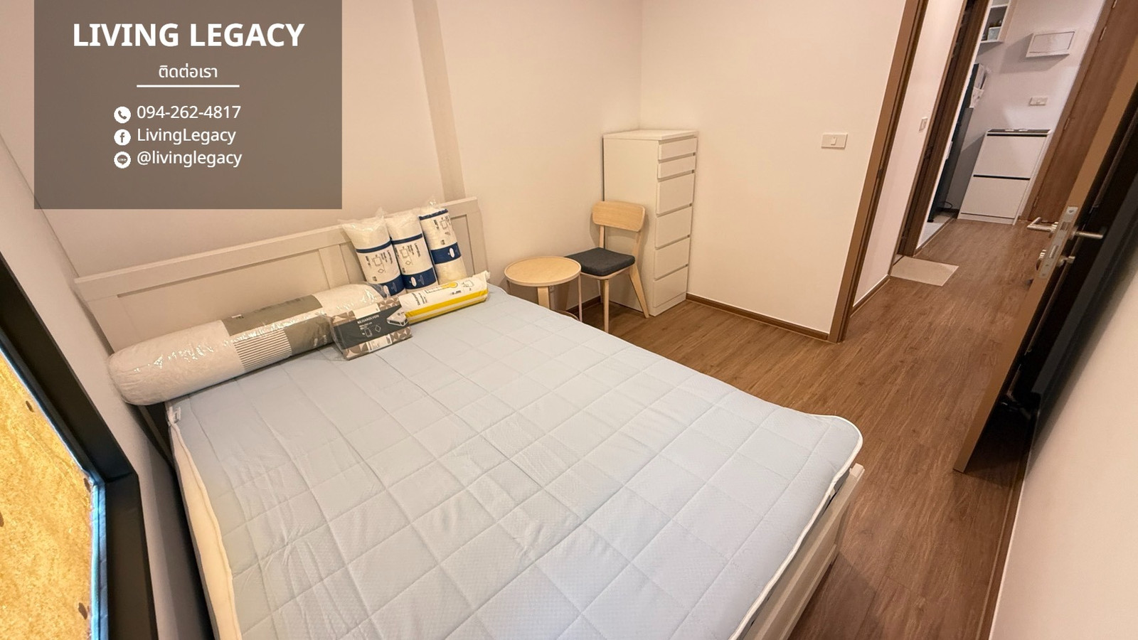 TL16JA Urgent rent Condo The Livin Ramkhamhaeng 39 sq m. | 18th floor | 2 bedrooms | 1 bathroom 20,000 baht/month line id : @livinglegacy