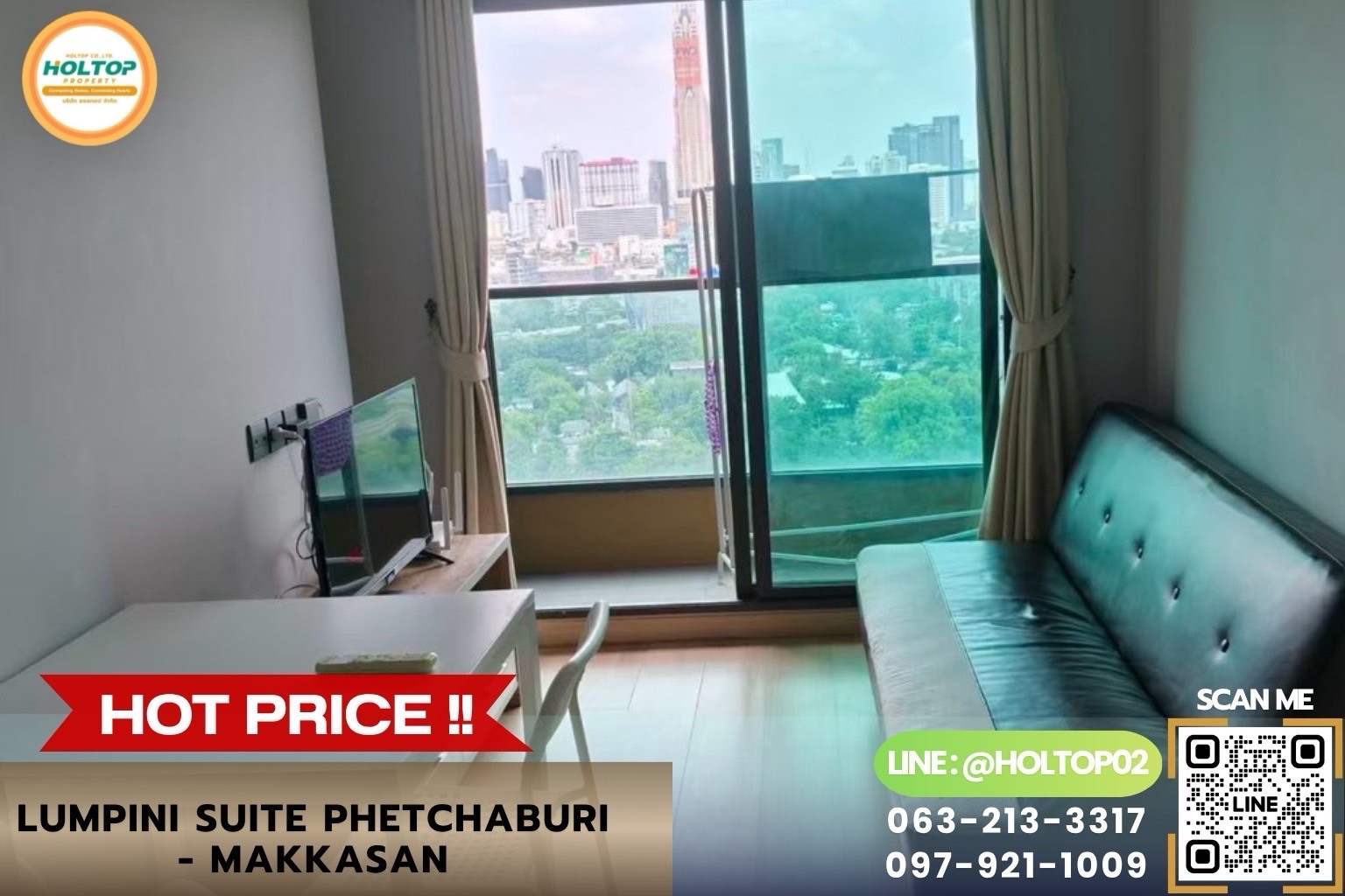#L1272 Condo for rent Lumpini Suite Phetchaburi - Makkasan. #L1272 Condo for rent Lumpini Suite Phetchaburi - Makkasan.