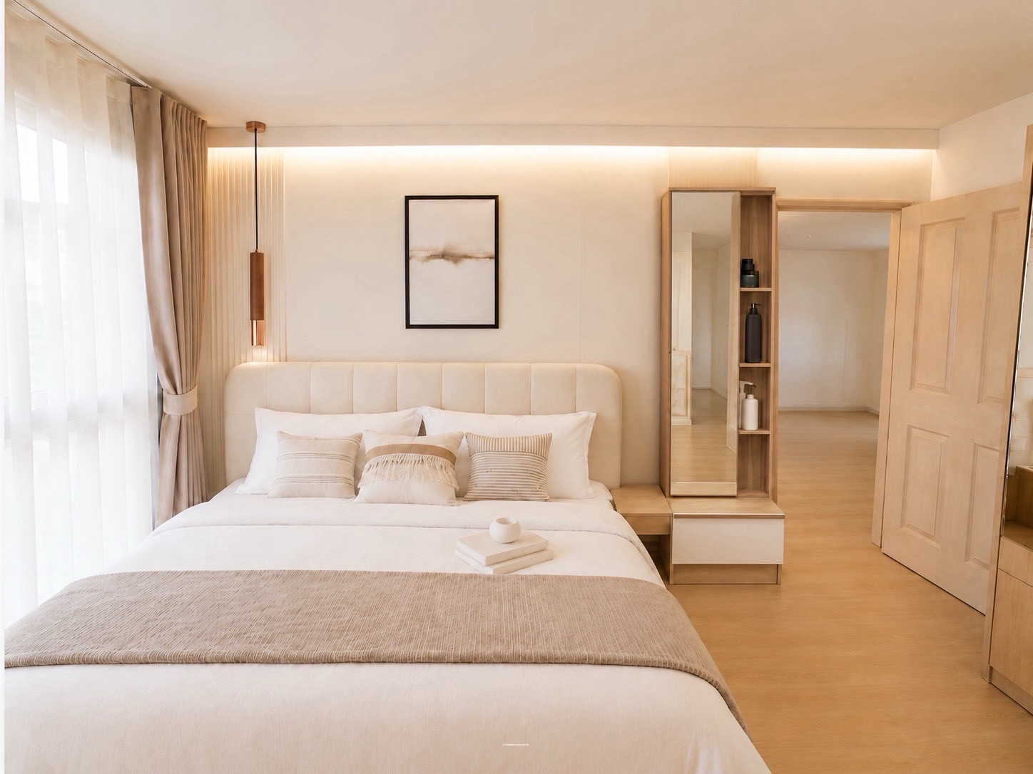 Beautiful room, newly renovated, modern minimalist style, 2 bedrooms, 7th floor, beautiful view. Beautiful room, newly renovated, modern minimalist style, 2 bedrooms, 7th floor, beautiful view.