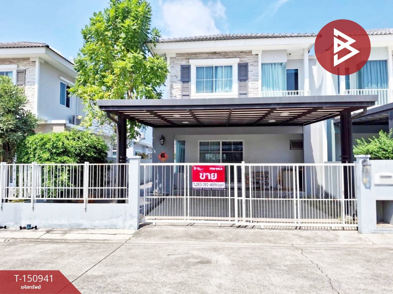 Semi-detached house for sale, Villaggio Village, Phetkasem Sai 4 (Villaggio Phetkasem Sai4), Samut Sakhon.