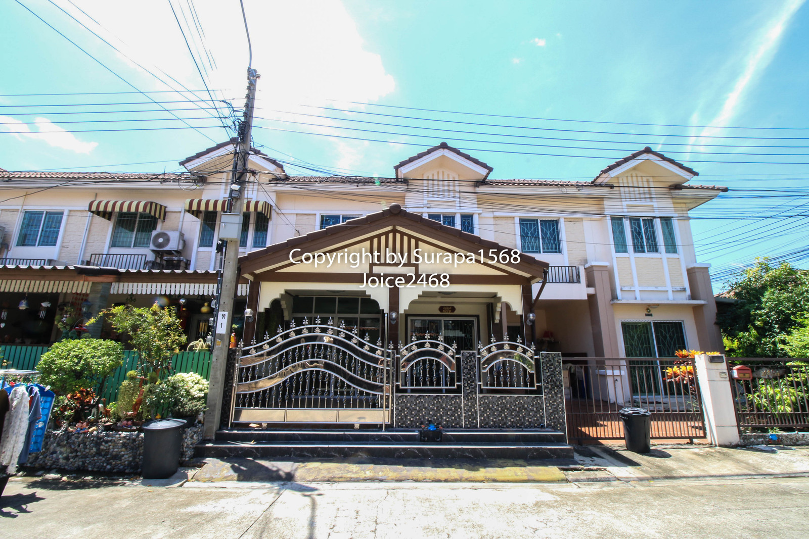 2-storey townhouse for sale, Pruksa Ville 34, Phetkasem 110, Nong Khaem, Bang Khae, Thawi Watthana, Phutthamonthon, to fill the deep area of ​​19.5 sq m, at the beginning of the project, near the garden, near the Lak Song MRT station.