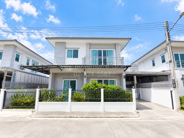 2-story semi-detached house, Kunalai Joy On 314, good location, comfortable living, complete functions, supports all generations. Near Robinson Lifestyle Chachoengsao