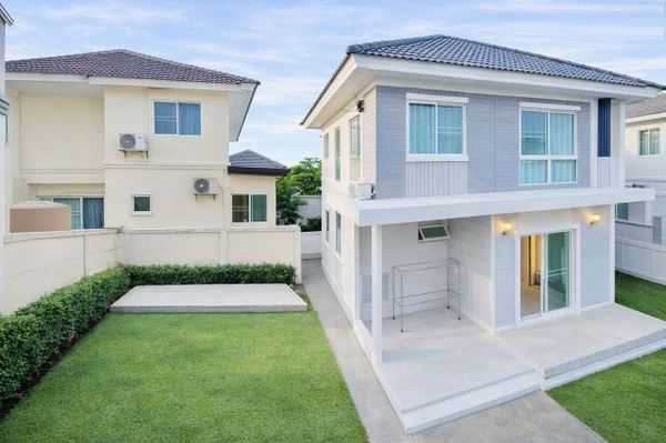 house 3bed RIS RomKlao2-6 2story 2bath garden view. 50sq.wa. 128sq.m.KhlongSong 200m Min Buri.