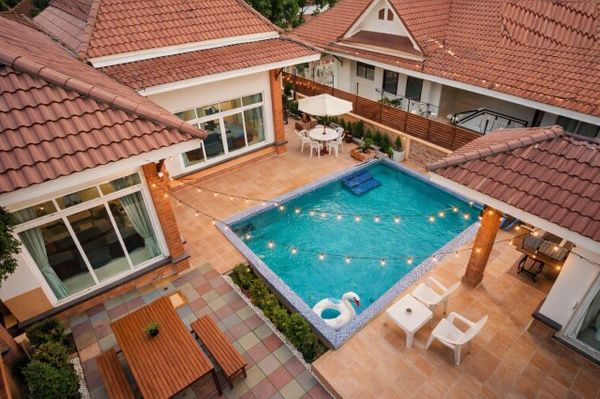 near M Market 800m. Pattaya private pool villa for rent 3-4bed Chaiyapruk NongPrue BangLamung 2bath