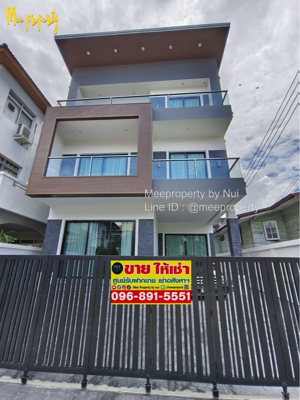 ขาย / ให้เช่า บ้านเดี่ยว 3 ชั้น สุขุมวิท 65 — เอกมัย ที่ดิน 50 ตร.ว. ✨ พื้นที่ใช้สอย 330 ตร.ม.   ME-302