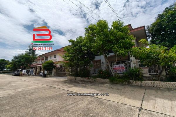 2-story detached house (back side), area 65.1 sq m., The Sweet Garden Ville 2, Hathairat Road. Sam Wa Tawan Tok Subdistrict, Khlong Sam Wa District