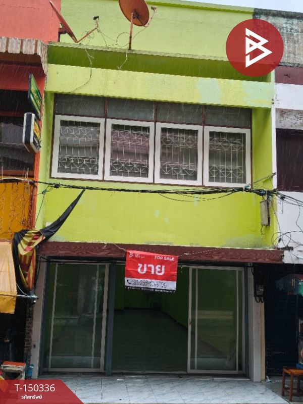 2-story commercial building for sale, area 14 square meters, Phra Samut Chedi, Samut Prakan, near Soi Suksawat 84.