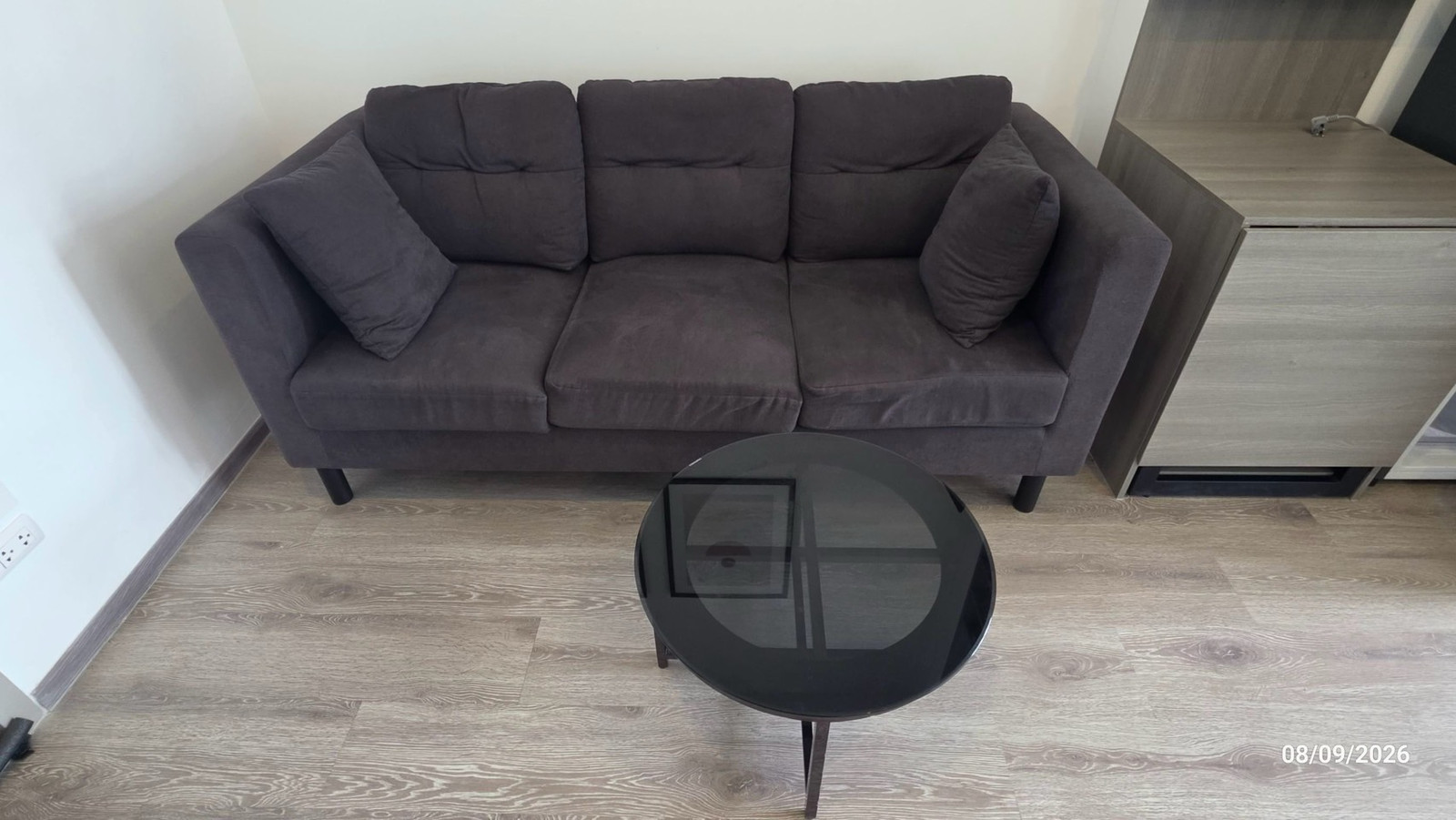 Condo for RENT : Knightsbridge Prime Onnut 𝐒𝐢𝐳𝐞 : 35 sqm. 𝐓𝐲𝐩𝐞 : 1 Bed 1 Bath / City View 𝐅𝐥𝐨𝐨𝐫 : 45th ✅ Fully furnished