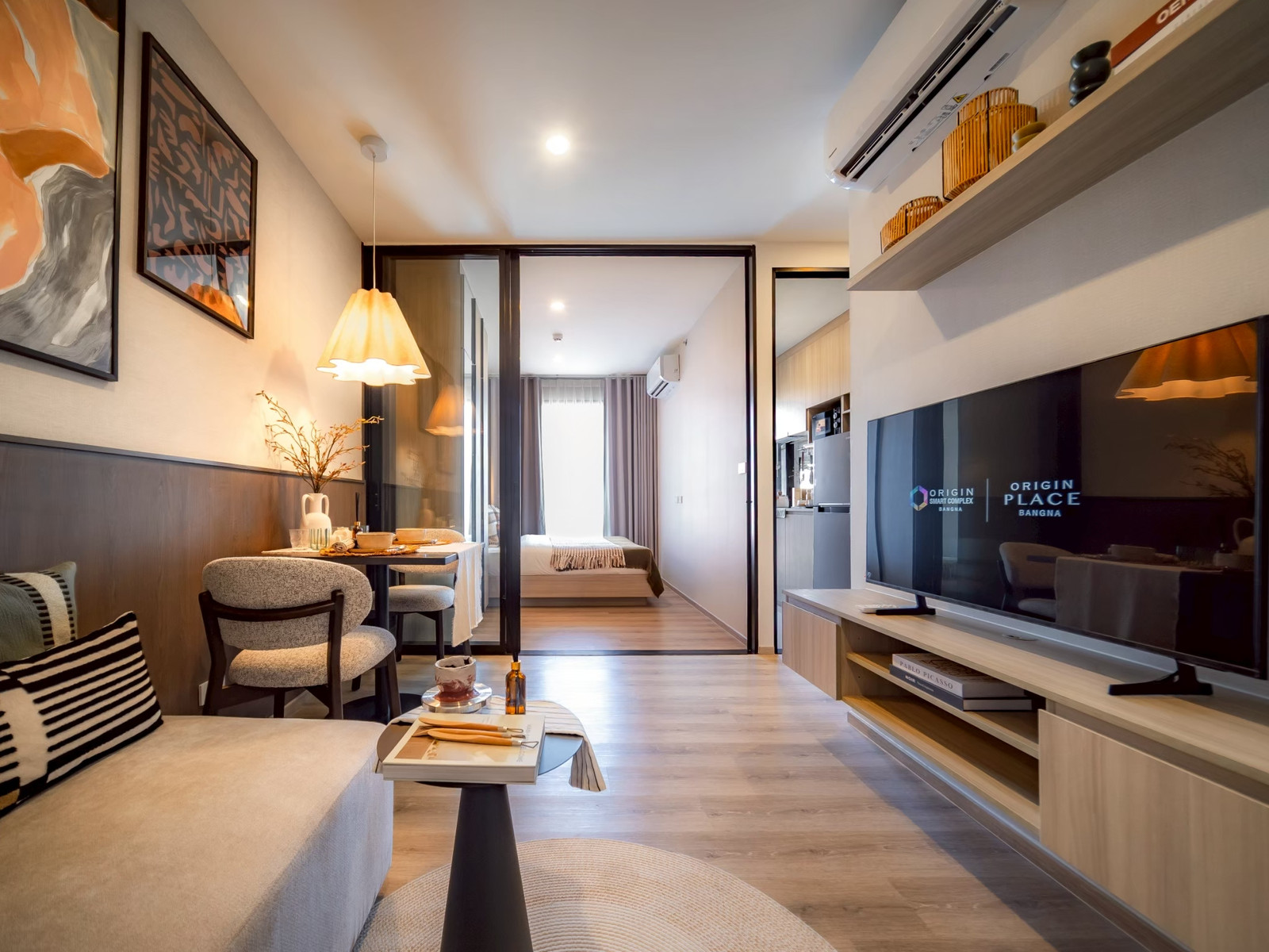 📍Unreserved room, Origin Place Condo Bangna, first price!!! 28 sq m. price only 2.39✨ 📍Unreserved room, Origin Place Condo Bangna, first price!!! 28 sq m. price only 2.39✨
