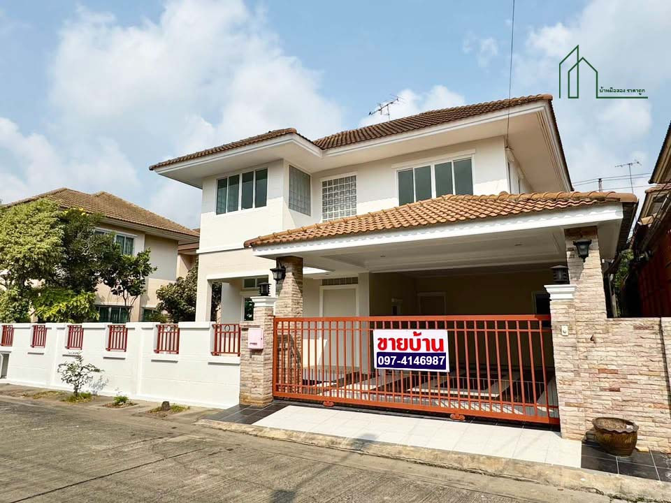 บ้านเดี่ยว 2ชั้น 51 ตร.วา หมู่บ้านปรีชา สุวินทวงศ์ 34 รีโนเวทใหม่ทั้งหลัง – รูปที่ 2