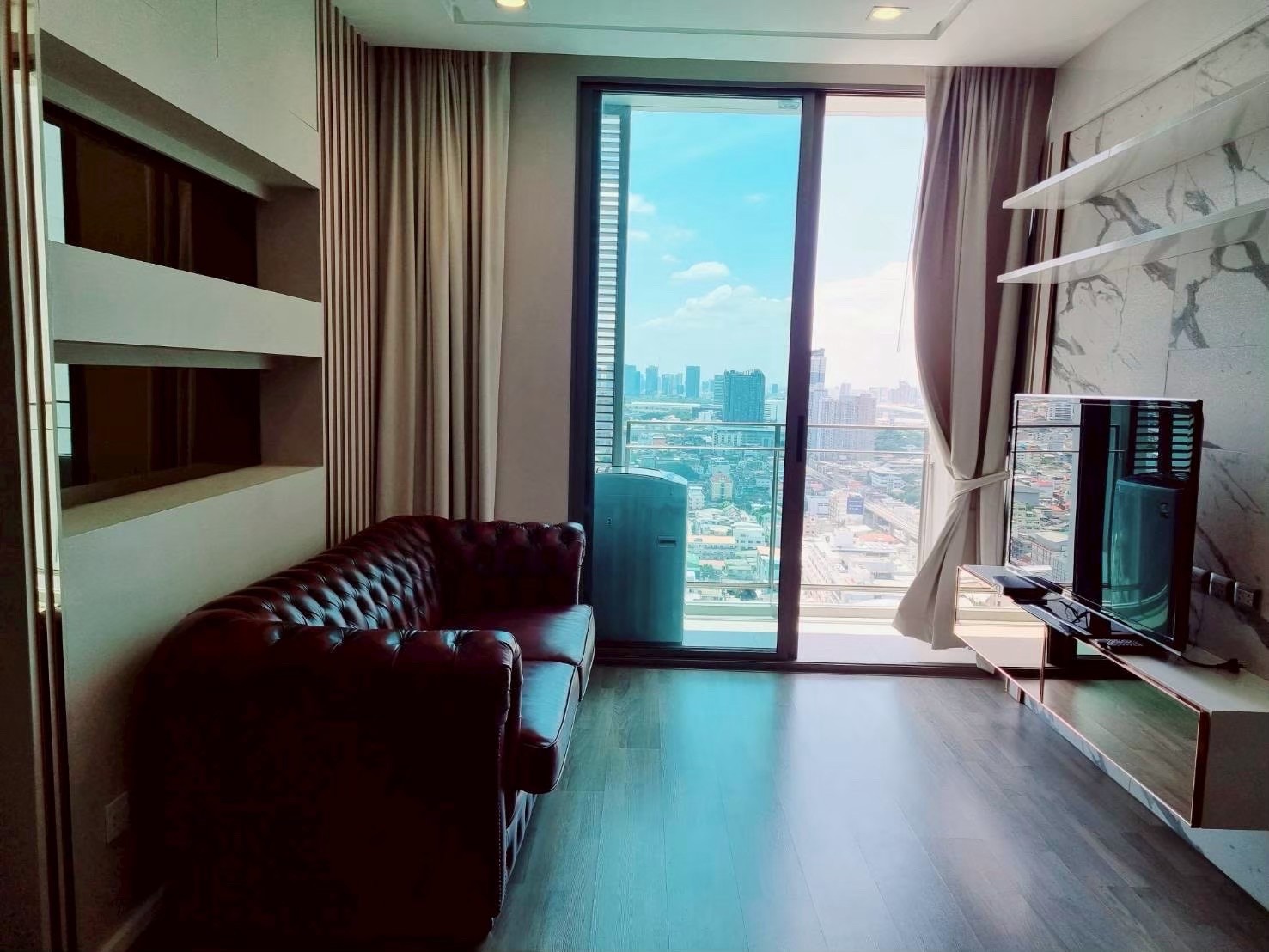 For sale, 1 bedroom, 1 bathroom, 46 sq m, city view room, fully furnished, beautiful, high floor, corner room, not next to anyone. For sale, 1 bedroom, 1 bathroom, 46 sq m, city view room, fully furnished, beautiful, high floor, corner room, not next to anyone.