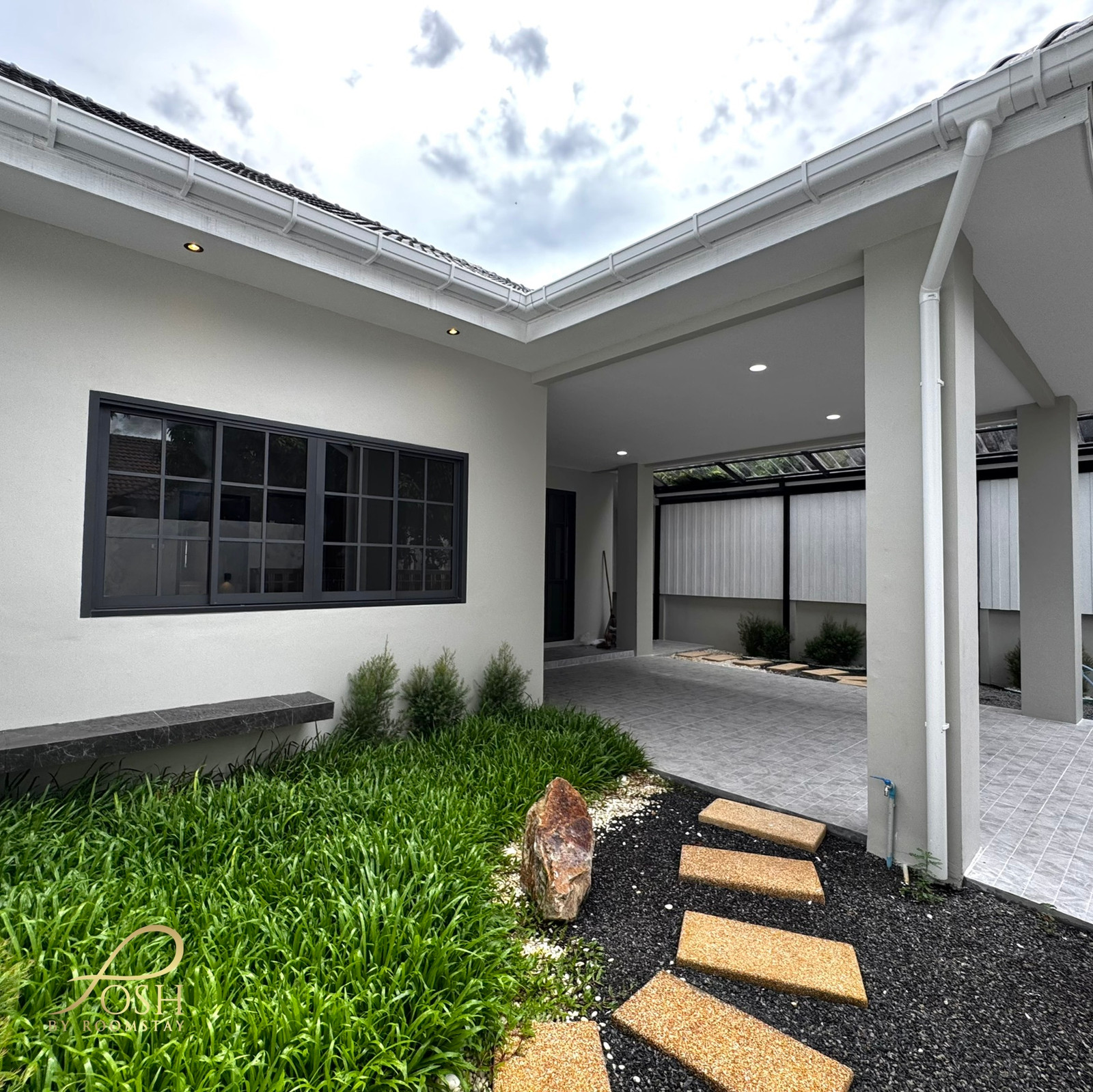 บ้านชั้นเดียวรีโนเวทใหม่ต่อเติมทั้งหลัง ศรีสุชาติแกรนด์วิว 3 รัษฎา–สามกอง 3ห้องนอน – รูปที่ 2
