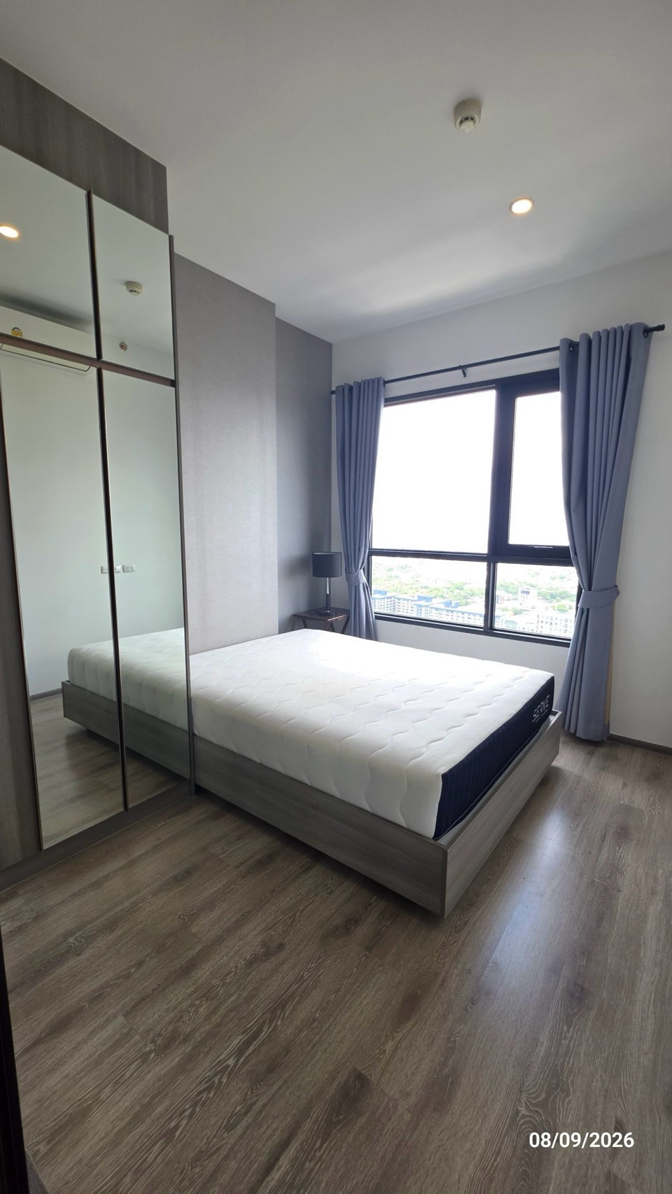 Condo for RENT : Knightsbridge Prime Onnut 𝐒𝐢𝐳𝐞 : 35 sqm. 𝐓𝐲𝐩𝐞 : 1 Bed 1 Bath / City View 𝐅𝐥𝐨𝐨𝐫 : 45th ✅ Fully furnished – รูปที่ 2