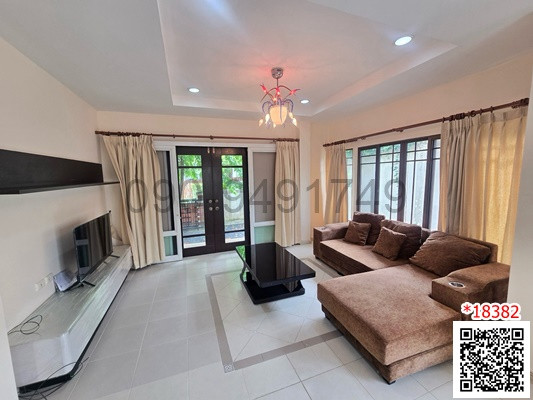 Single house for rent, 3 bedrooms, Setthasiri Serithai, near the Pink Line, Nopparat Station and Fashion Island. – รูปที่ 3