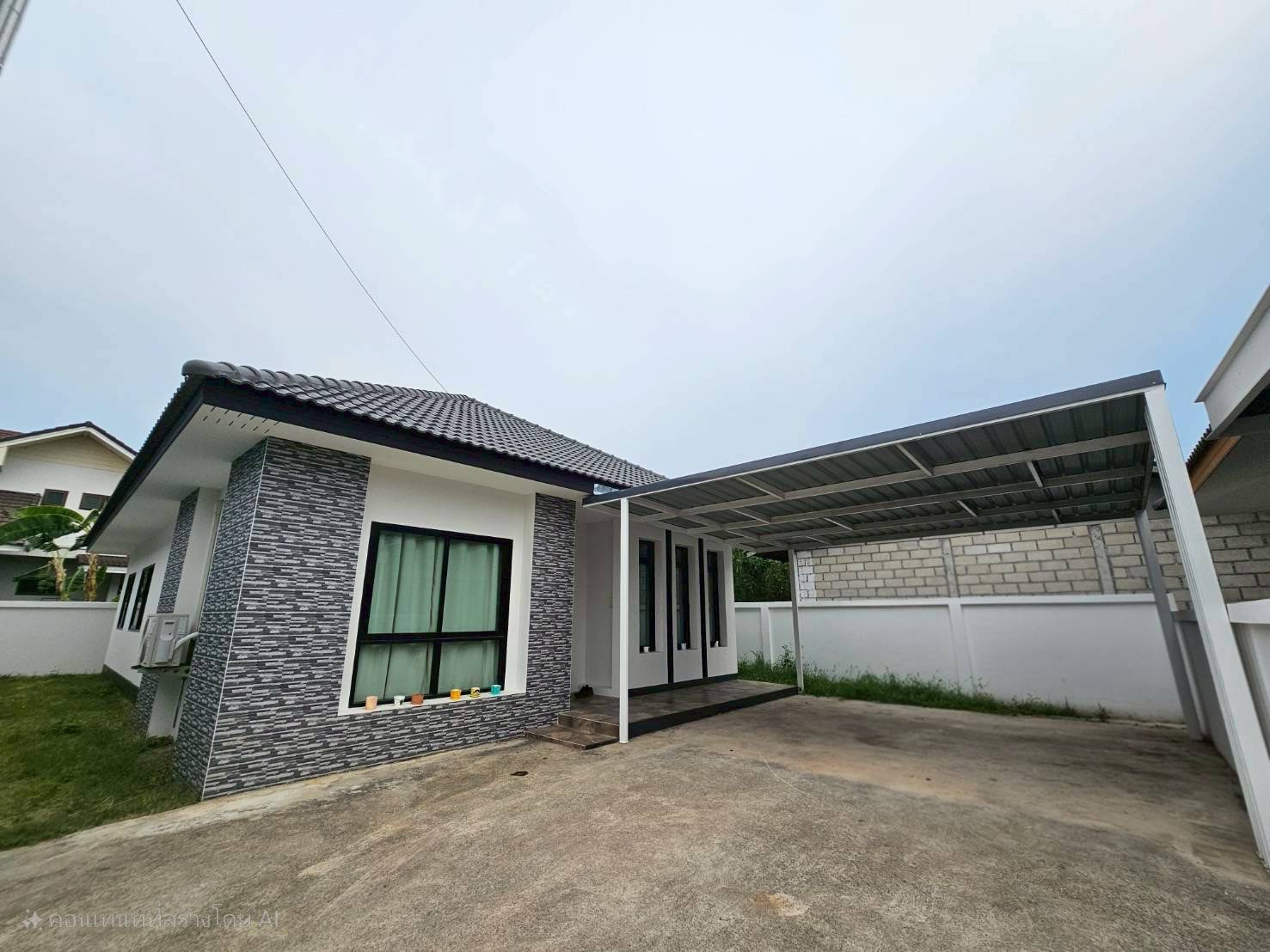 House for rent in Lamphun, near Chaem Fah, 3 bedrooms, 3 bathrooms, 1 kitchen, fully furnished, complete, ready to move in. – รูปที่ 2