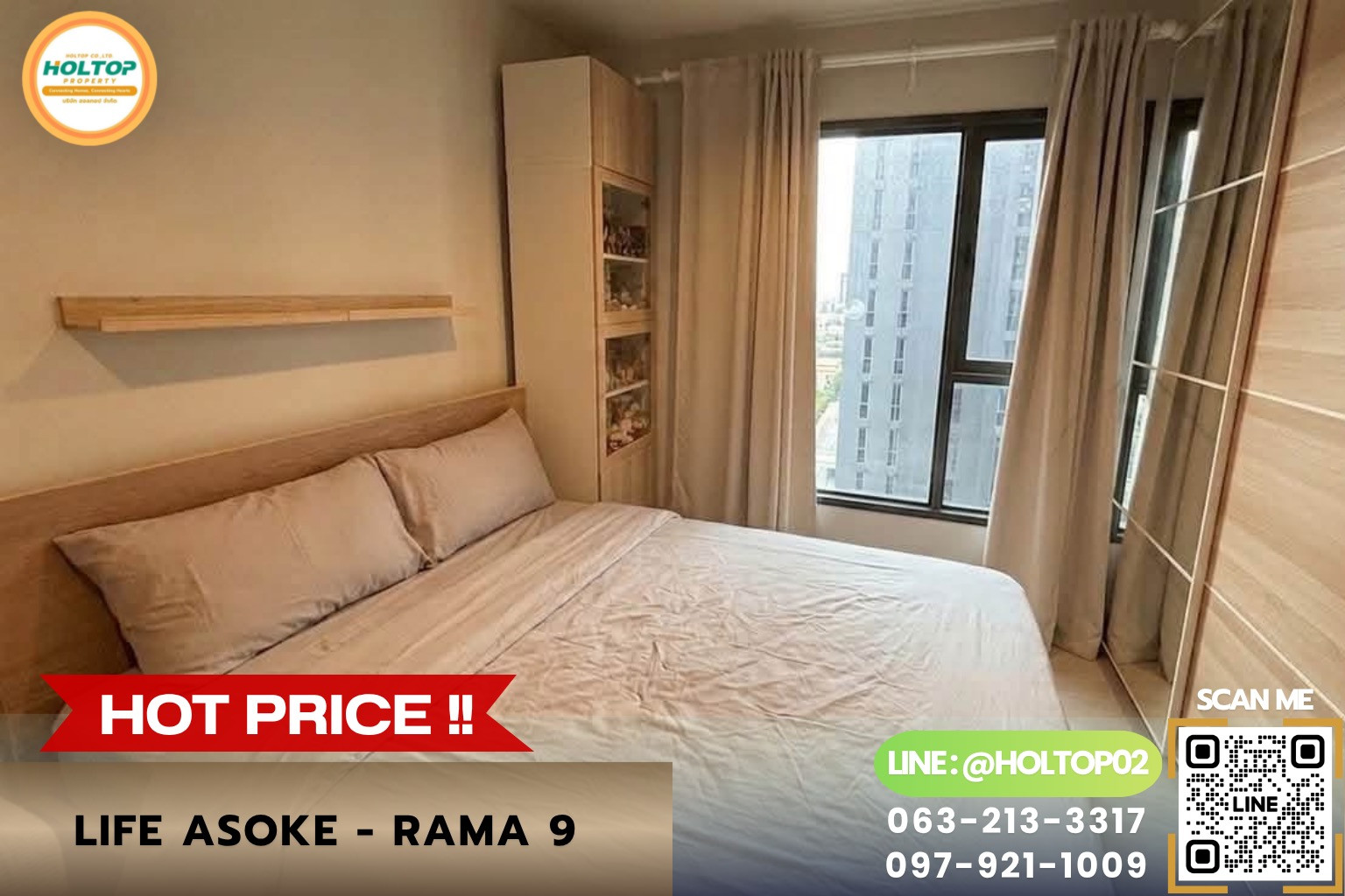 #L1296 ขายคอนโด Life Asoke - Rama 9 