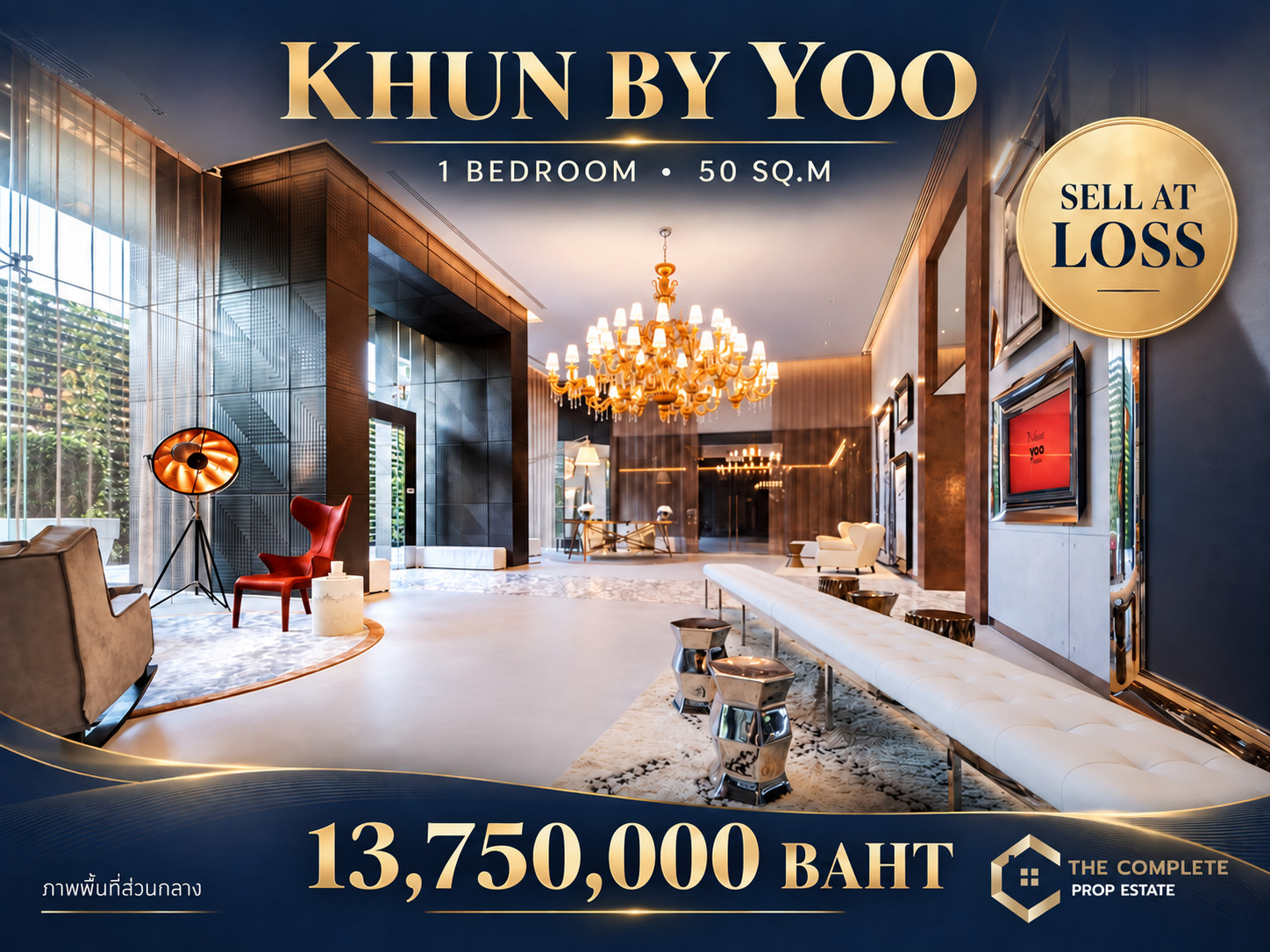 FOR SALE  1 BEDROOM 50 SQ.M   @@ 13,750,000 BAHT   FREE ALL TRANFER