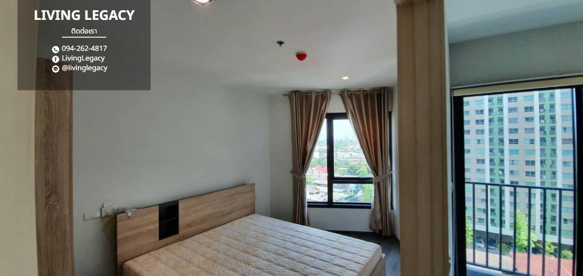 SJULCV Urgent rent, Condo Rich Park @ Triple Station, 10th floor | 27 sq m., ready to move in, 11,000 baht/month LINE: @livinglegacy