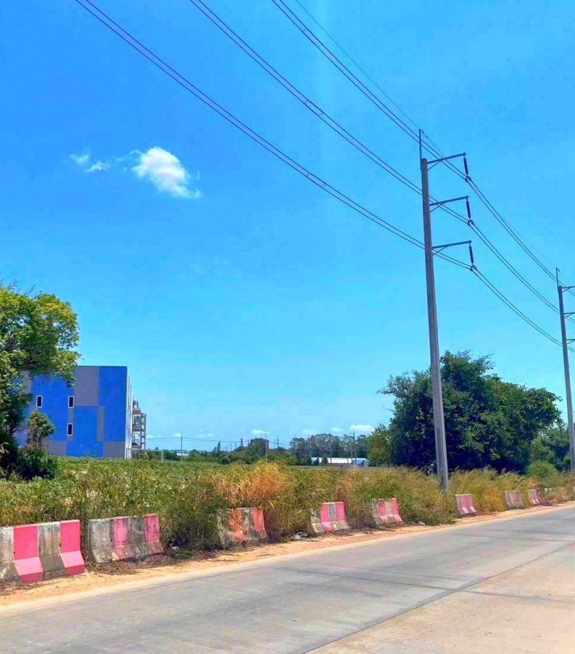 Land for sale, dark purple layout Next to Amata City Rayong Industrial Estate. Suitable for building a factory, warehouse, 22 rai 44 sq m. – รูปที่ 3