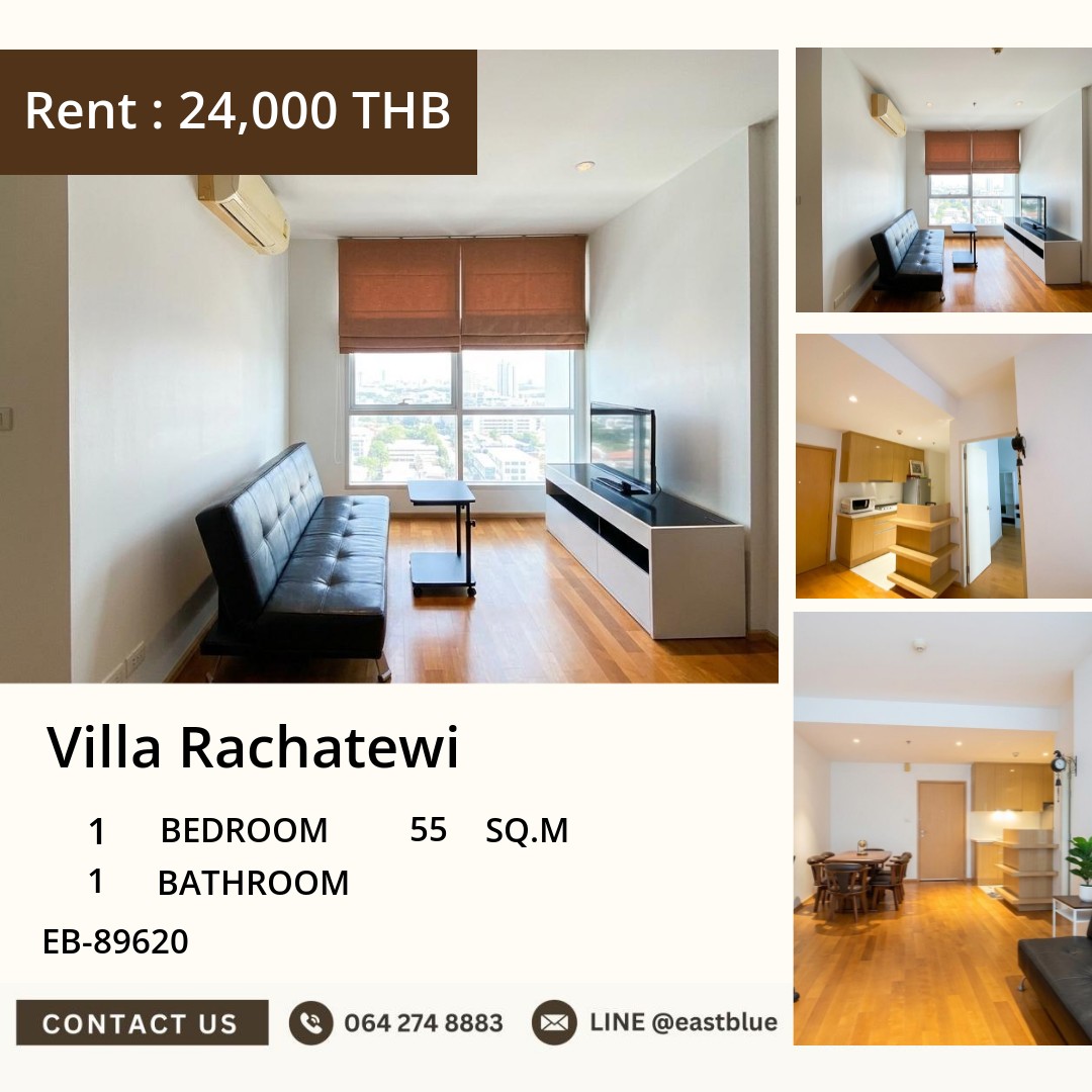 For Rent: Villa Rachatewi 1 Bed 55 sqm near BTS Ratchathewi 24,000 THB/month
