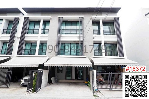 For rent, 3-story townhome, Baan Klang Muang, Rama 9-Ramkhamhaeng, ready to move in.