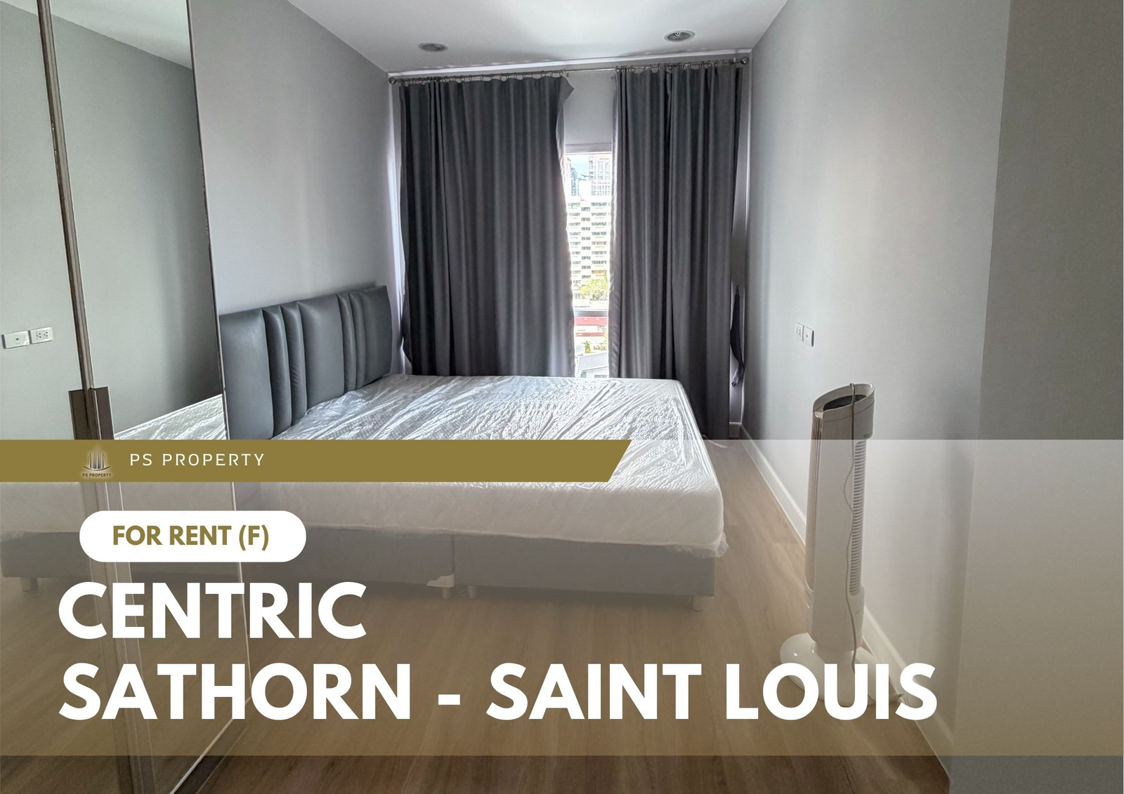For Rent 🔥 Centric Sathorn - Saint Louis 🔥 Fully furnished and equipped with appliances; near BTS Saint Louis.