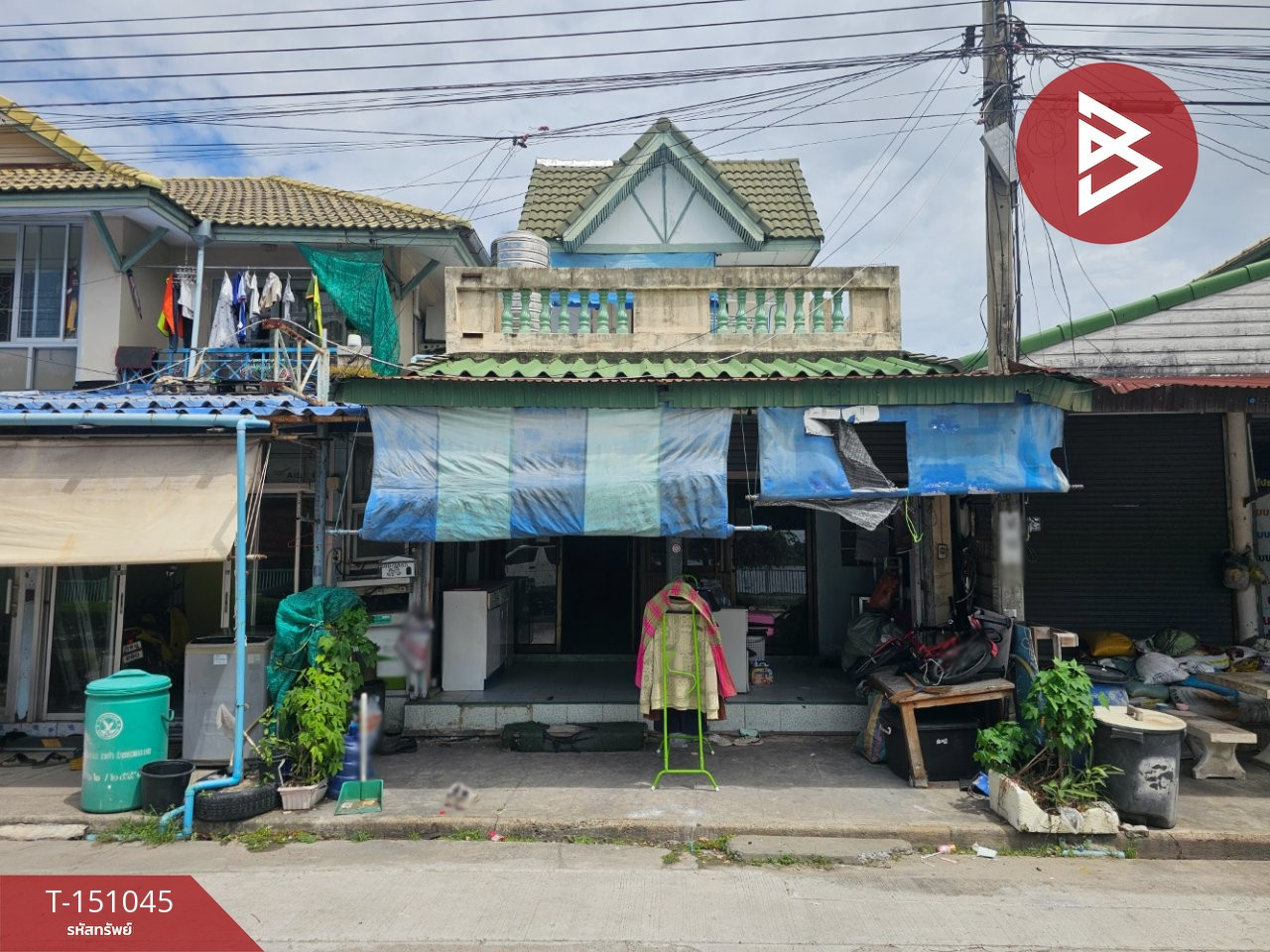 Semi-detached house for sale, Pruksa Village 15, Bang Phli-Tamru, Samut Prakan.