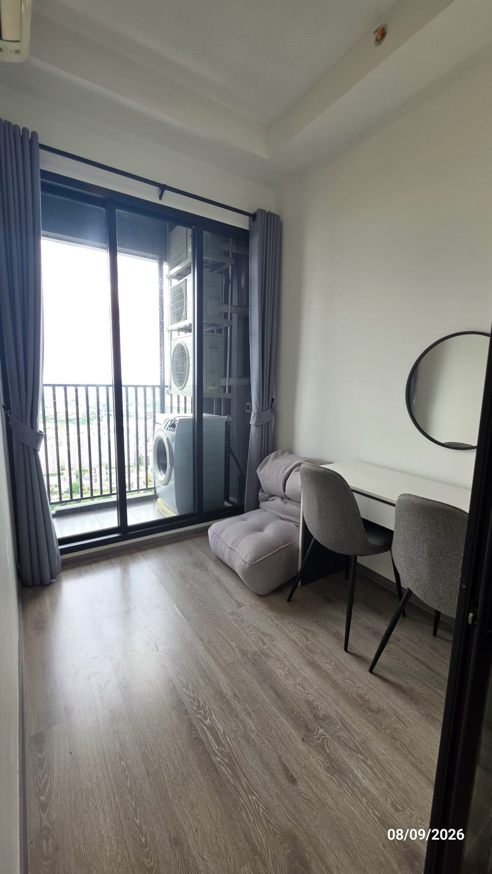 Condo for RENT : Knightsbridge Prime Onnut 𝐒𝐢𝐳𝐞 : 35 sqm. 𝐓𝐲𝐩𝐞 : 1 Bed 1 Bath / City View 𝐅𝐥𝐨𝐨𝐫 : 45th ✅ Fully furnished – รูปที่ 3