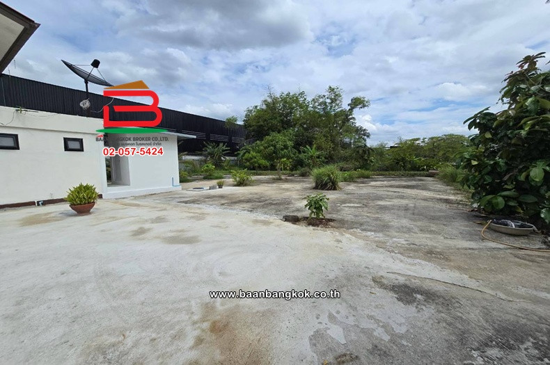 Land with house, area 2-3-9 rai, Soi Sai Mai 85, Soi Hathairat 11, Sai Mai Road, Lat Sawai Subdistrict, Lam Luk Ka District, Pathum Thani. – รูปที่ 4